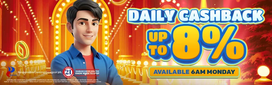 Daily Cashback Rewards—Up to 8% Back Every Day!