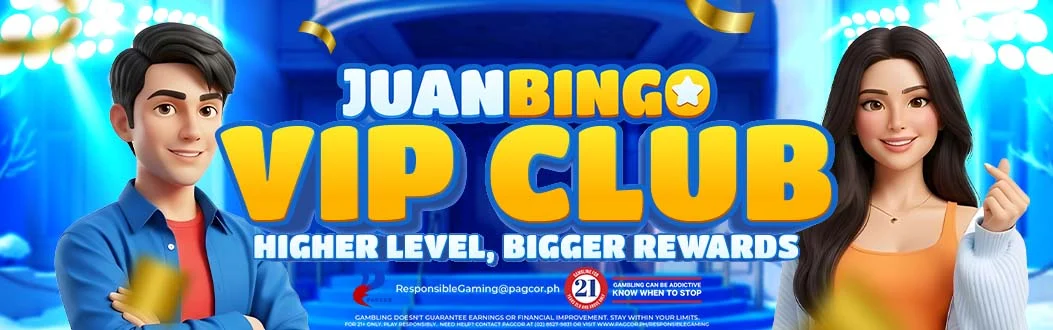 Join the Juan Bingo VIP Club—Higher Level, Bigger Rewards!
