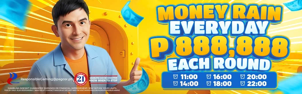 Money Rain Everyday—Win Up to ₱888,888 in Every Round!