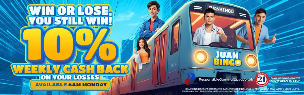 Weekly Cashback Bonus – Earn 10% Back on All Bets!